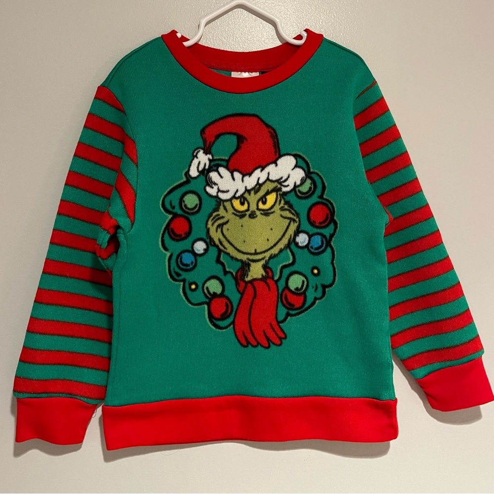 Dr.Seuss The Grinch Christmas Sweater Children’s Six XS 6/7